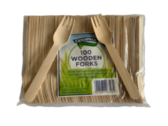 Wooden Fork  x  100