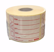E148 Prepped Food Labels - 500  x  roll