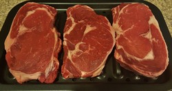 Rib Eye Beef Steaks 8-9oz  x  Steaks